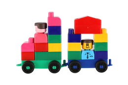 Stavebnice LORI 5 plast 76ks v krabici 23x28x10cm