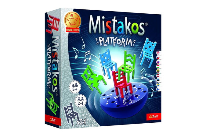 Mistakos platforma na baterie se zvukem společenská hra v krabici 26x26x8cm