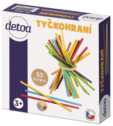 Tyčkohraní společenská hra v krabici 15x15x3,5cm