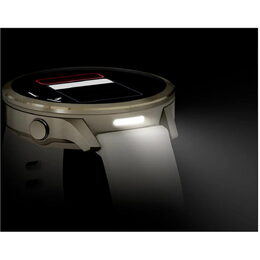 Venu 4 41mm Lunar Gold/Bone Silic band