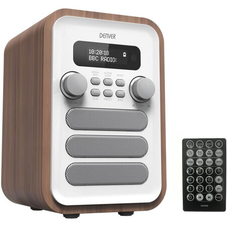 DAB 48 Rádio DAB+/FM/BT white DENVER