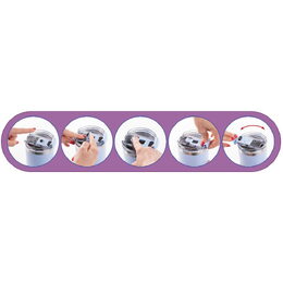 LT4090 TERMOHRNEK MODRÝ 0,9L HUGE LAMART