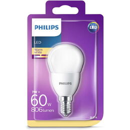 LED 60W kapka P48 E14 matná WW ND RF 1BC