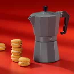 KELA Konvice na espresso tmavě šedá 19,0cm 9,0cm 300 ml KL-10561