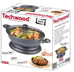 Techwood TWF306 elektrická WOK pánev