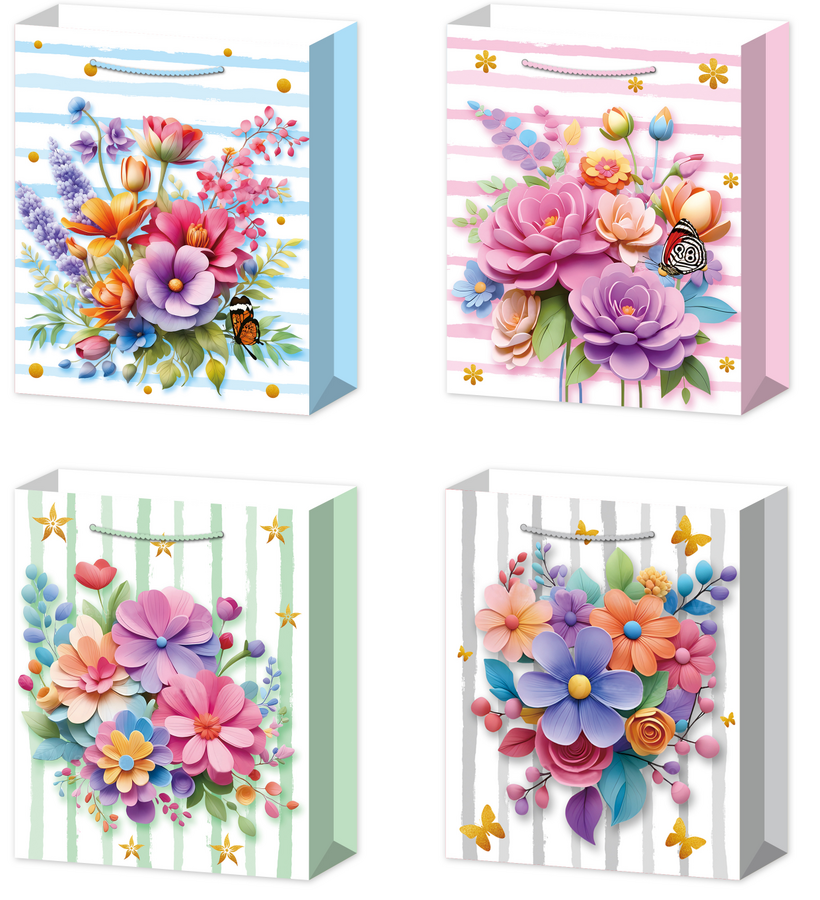 Dárková taška L - Kytice