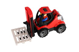 Auto Truckies vysokozdvižný vozík s paletou plast 22cm s figurkou v krabici 24m+