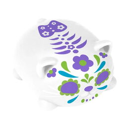 Schylling NeeDoh Mačkací Sugar Skull kočka svítící ve tmě