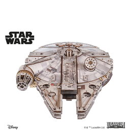 Ugears 3D dřevěná mechanická skládačka Star Wars Millennium Falcon