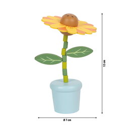 small foot Dřevěná mačkací figurka Tančící květiny 1 ks