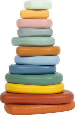 small foot Montessori říční kameny Balanční hra