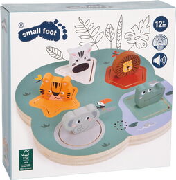 small foot 3D puzzle se zvuky zvířat Safari