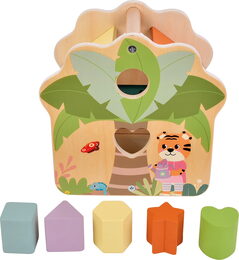 small foot Dřevěná vkládačka Přátelé z džungle