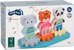 small foot Dřevěná nasazovací hračka Přátelé z džungle