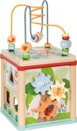 small foot Dřevěná motorická kostka Přátelé z džungle