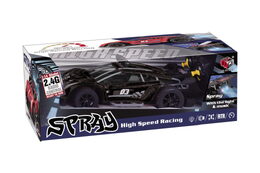 RC auto 1:14 s mlhovým efektem černé