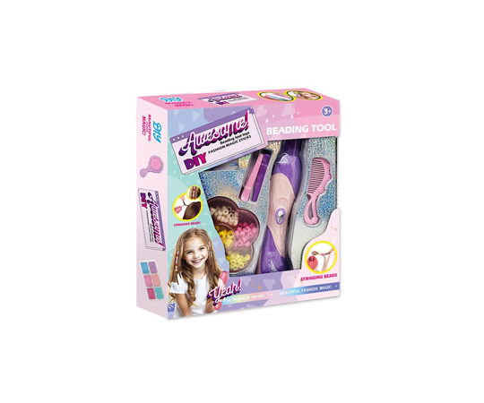 Hrací set na vlasy s korálky
