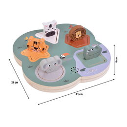 small foot 3D puzzle se zvuky zvířat Safari