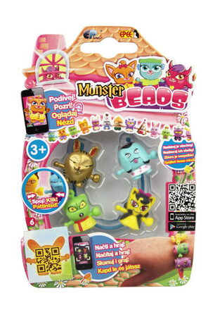 Monster Beads 4 pack - příšerky