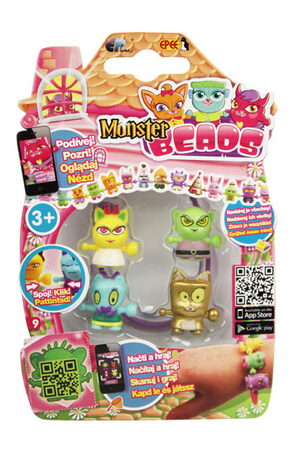 Monster Beads 4 pack - příšerky