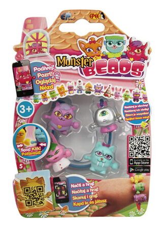 Monster Beads 4 pack - příšerky
