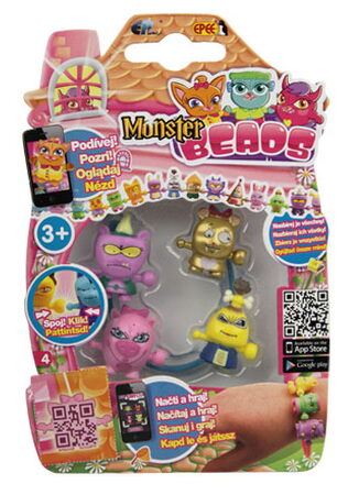 Monster Beads 4 pack - příšerky
