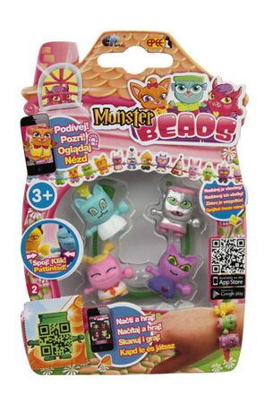 Monster Beads 4 pack - příšerky