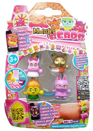 Monster Beads 4 pack - příšerky