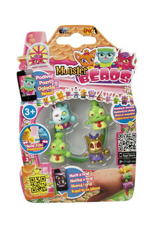 Monster Beads 4 pack - příšerky