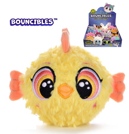 Mikro Bouncibles LEO kuřátko plyšová skákací postavička 8cm