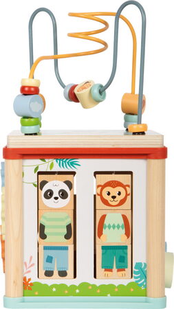 small foot Dřevěná motorická kostka Přátelé z džungle