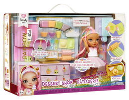 Rainbow High Sada s malou sestřičkou – cukrárna