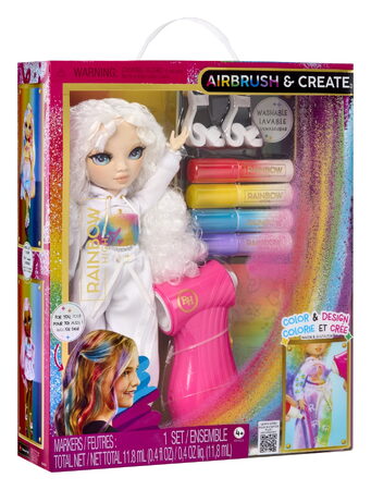 Rainbow High Air Brush panenka - zelené oči