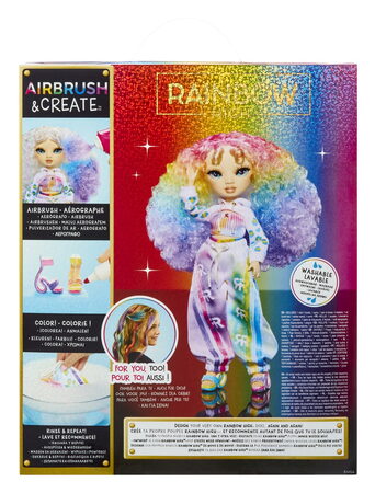 Rainbow High Air Brush panenka - zelené oči