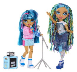 Rainbow High Junior Fashion panenka v rockové kapele - Skyler