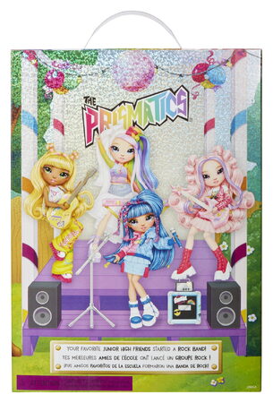 Rainbow High Junior Fashion panenka v rockové kapele - Bella