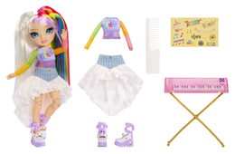 Rainbow High Junior Fashion panenka v rockové kapele - Amaya
