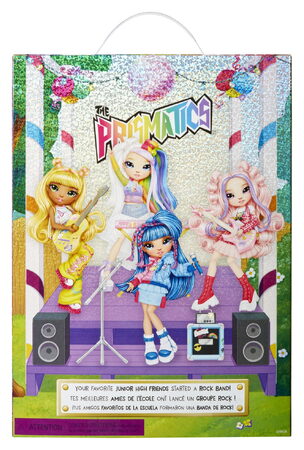 Rainbow High Junior Fashion panenka v rockové kapele - Amaya