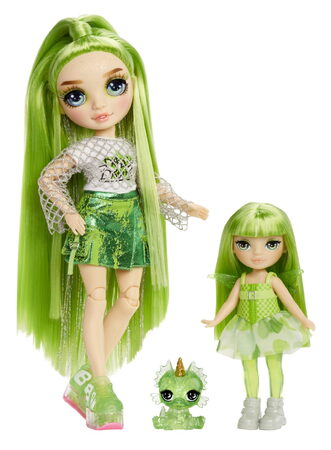 Rainbow High Malá sestřička víla - Emerald (Green)