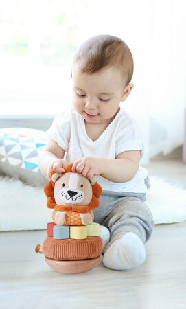 2Kids Toys Nasazovací kroužky Lvíček