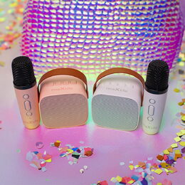 MXKS-100 BT karaoke set růžový MAXLIFE