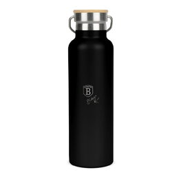 BERLINGERHAUS Termoska lahev s dvojitou stěnou nerez 0,6 l Matte Black Collection BH-7617