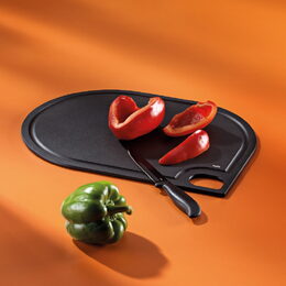 KELA Prkénko krájecí NOBEL černá 37,0x27,5x0,6 cm KL-12864