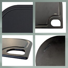 KELA Prkénko krájecí NOBEL černá 37,0x27,5x0,6 cm KL-12864