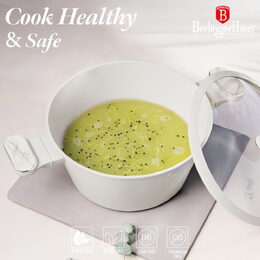 BERLINGERHAUS Sada nádobí s titanovým povrchem 15 ks Sahara Marble Collection BH-8401