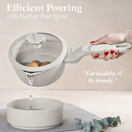 BERLINGERHAUS Sada nádobí s titanovým povrchem 15 ks Sahara Marble Collection BH-8401