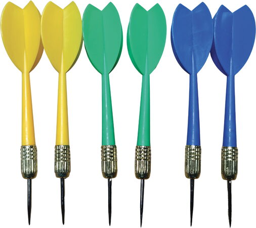 Univerzální sada šipek s kovovým hrotem