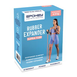 Spokey SUPRA TUBE Posilovací expandér s úchyty, 4,5 kg