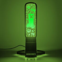 Minecraft držák sluchátek se světlem