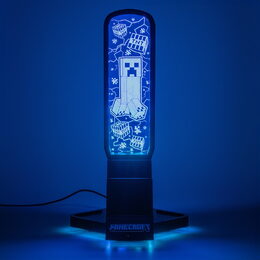 Minecraft držák sluchátek se světlem